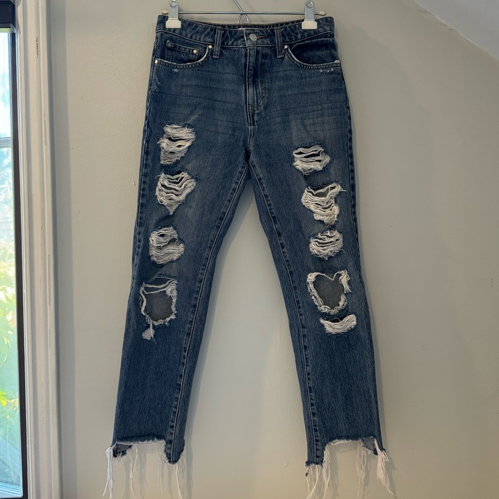 Guess high waisted jeans